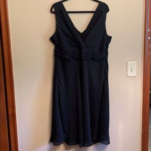 Lane Bryant Black Empire Waist Dress